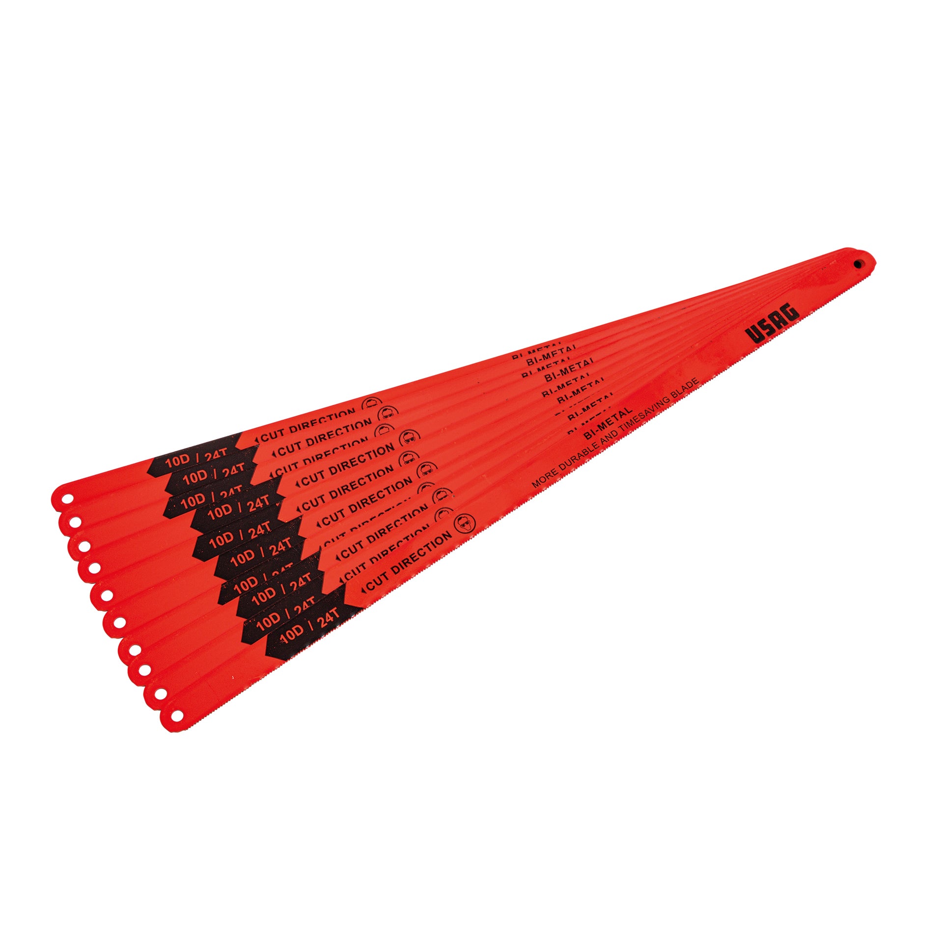 200 C/10 PCS - Lame de scie à métaux de rechange (Pack de 10 pcs) - Usag 200 C/10 PCS - Lame de scie à métaux de rechange (Pack de 10 pcs) - Usag